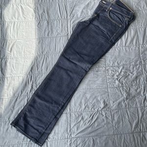 Hudson Bryon (Straight) 34W 34L Dark Blue Jeans | Zipper Fly